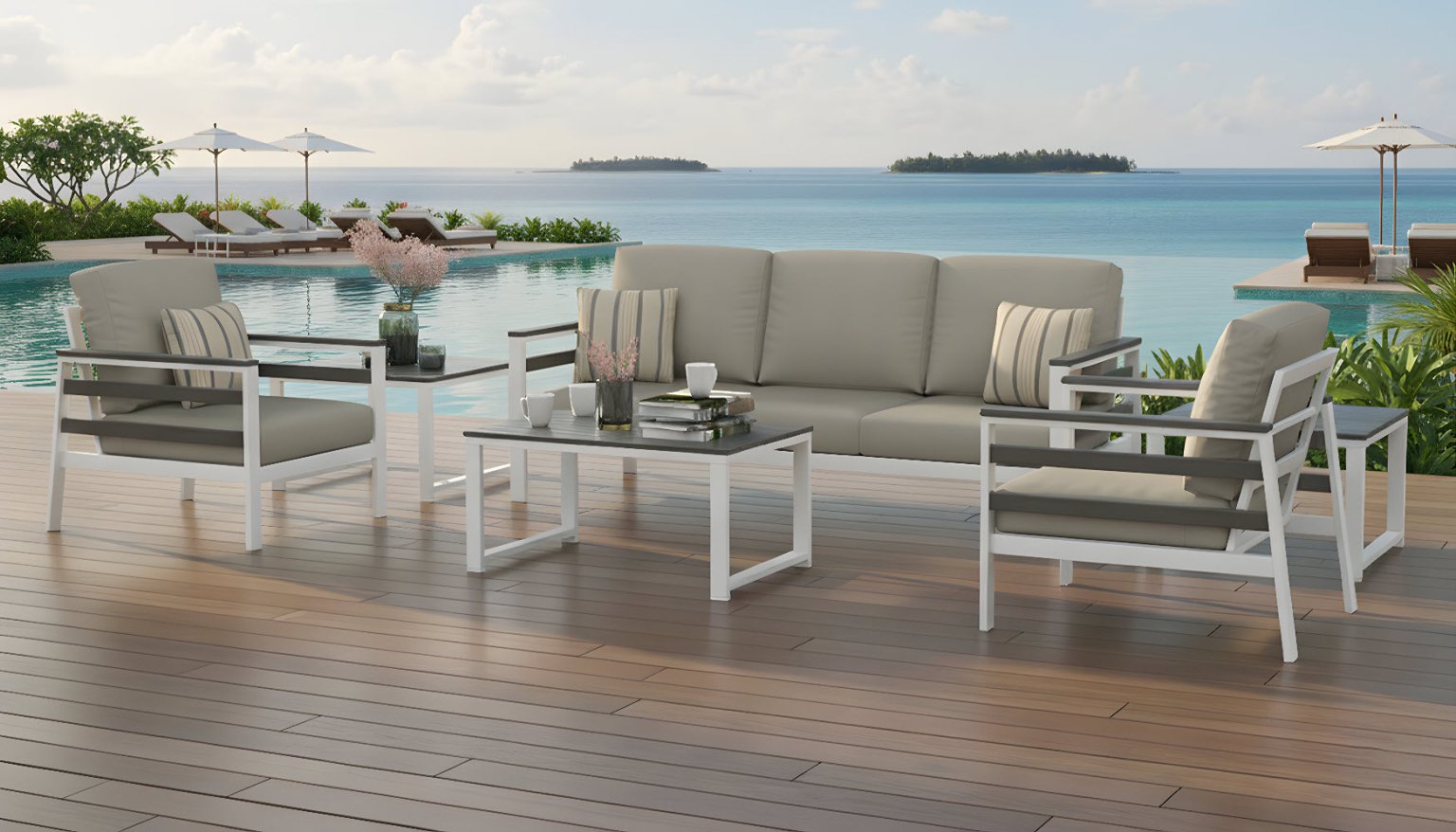 NorthCape Hixon 6400 Outdoor Patio Furniture - NorthCape Contract ...