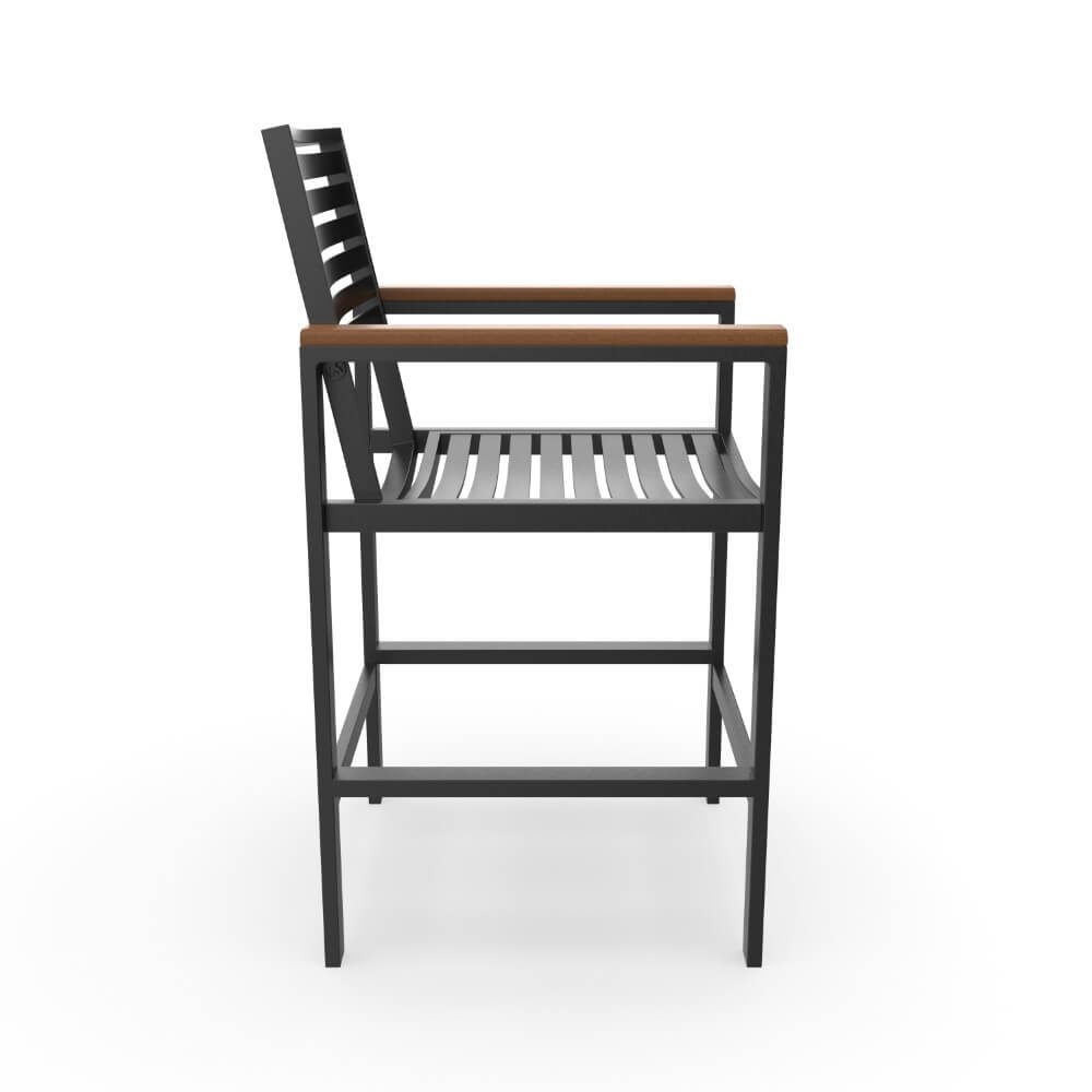Hixon Outdoor Patio Counter Height Dining Chair - Image 5