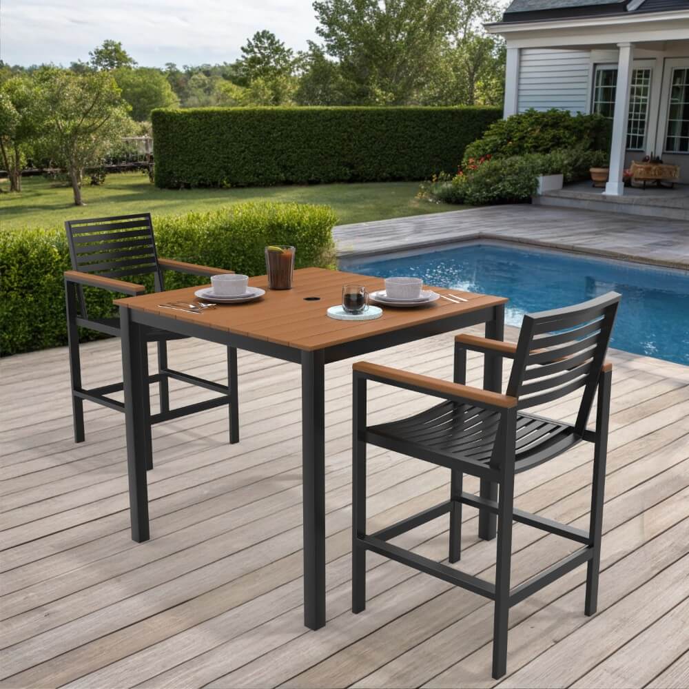 Hixon Outdoor Patio Counter Height Dining Chair - Image 7