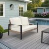 Sedona Outdoor Patio Loveseat with Sunbrella Cushions - Image 7