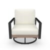 Sedona Outdoor Patio Swivel Rocking Chair with Sunbrella Cushions - Image 3