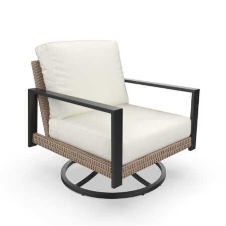 Sedona Outdoor Patio Swivel Rocking Chair with Sunbrella Cushions