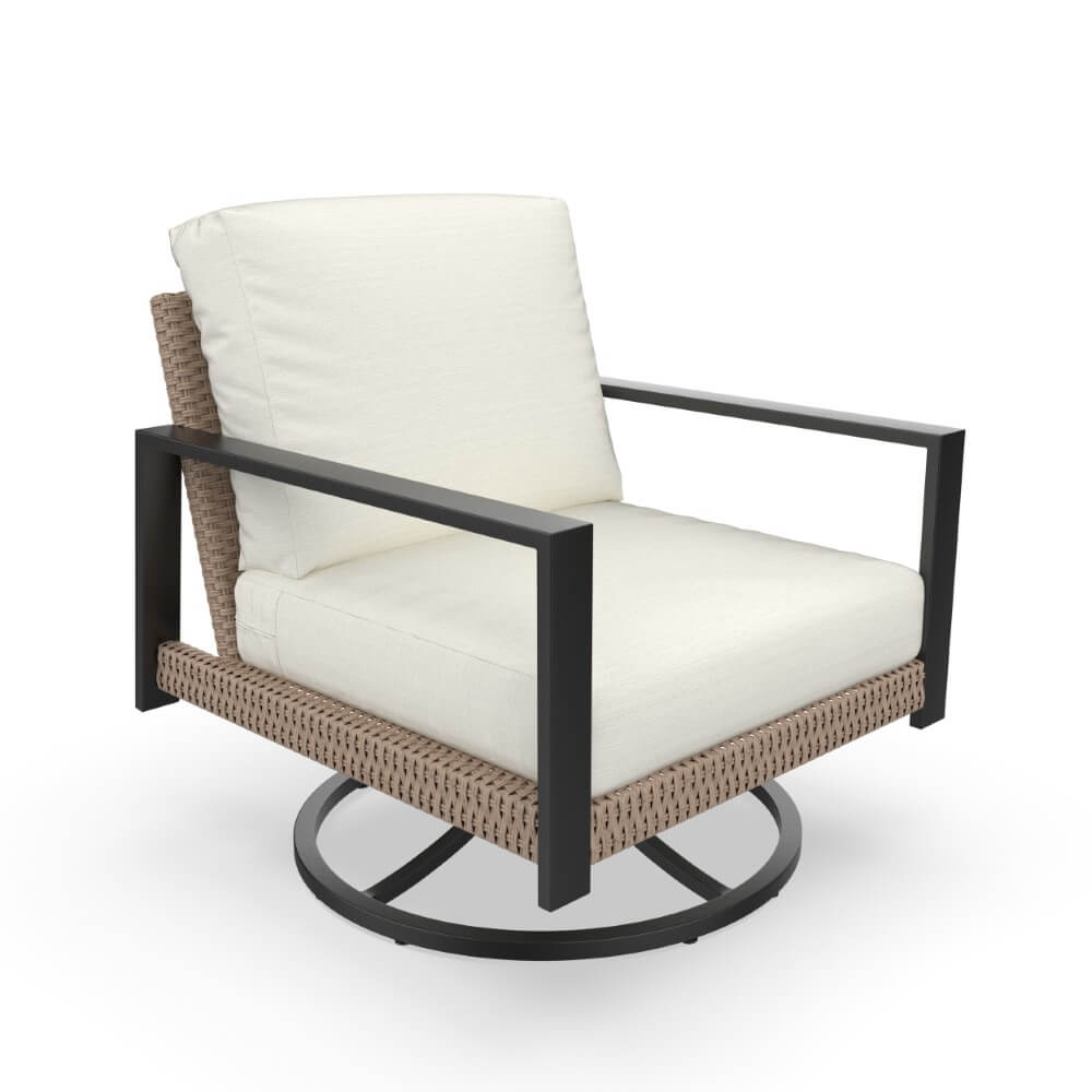 Sedona Outdoor Patio Swivel Rocking Chair with Sunbrella Cushions