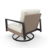 Sedona Outdoor Patio Swivel Rocking Chair with Sunbrella Cushions - Image 5